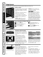 Предварительный просмотр 14 страницы GE JB905 Owner'S Manual