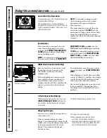 Предварительный просмотр 20 страницы GE JB905 Owner'S Manual