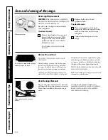 Предварительный просмотр 34 страницы GE JB910SLSS - ProfileTM 30" Electric Range Owner'S Manual