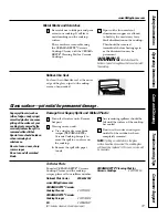 Предварительный просмотр 37 страницы GE JB910SLSS - ProfileTM 30" Electric Range Owner'S Manual