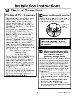 Preview for 5 page of GE JBP10 Installation Instructions Manual