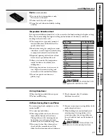 Предварительный просмотр 23 страницы GE JBP21 Owner'S Manual And Installation Instructions