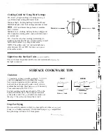 Preview for 9 page of GE JBP22 Use And Care & Installation Manual