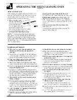 Preview for 24 page of GE JBP22 Use And Care & Installation Manual