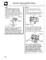 Preview for 32 page of GE JBP22 Use And Care & Installation Manual