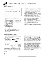 Preview for 20 page of GE JBP22GR Use And Care & Installation Manual