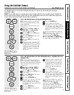 Preview for 14 page of GE JBP35DMBB - 30 Electric Range Oven Ing Use And Care Manual