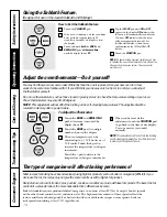 Preview for 15 page of GE JBP35DMBB - 30 Electric Range Oven Ing Use And Care Manual