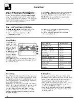 Preview for 18 page of GE JBP60 Use And Care & Installation Manual