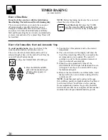 Preview for 20 page of GE JBP60 Use And Care & Installation Manual