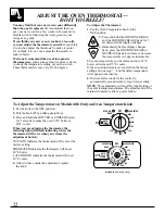 Preview for 22 page of GE JBP60 Use And Care & Installation Manual