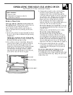 Preview for 27 page of GE JBP60 Use And Care & Installation Manual