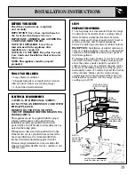 Предварительный просмотр 35 страницы GE JBP63 Use And Care & Installation Manual