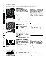 Предварительный просмотр 12 страницы GE JBP78 Owner'S Manual