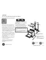 GE JBP89SMSS Dimensions And Installation Information preview