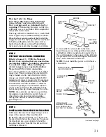 Preview for 31 page of GE JBS03 Use And Care & Installation Manual