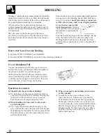 Preview for 18 page of GE JBS05 Use And Care Manual