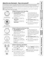 Preview for 21 page of GE JBS07 Owner'S Manual And Installation Instructions