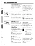 Preview for 30 page of GE JBS07 Owner'S Manual And Installation Instructions