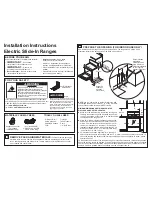 GE JBS30 series Installation Instructions Manual preview
