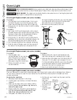 Preview for 20 page of GE JBS86SPSS Owner'S Manual