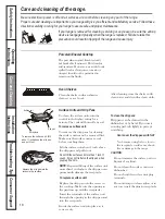 Preview for 10 page of GE JCAS724 Owner'S Manual And Installation Instructions