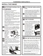 Предварительный просмотр 17 страницы GE JCAS730 Owner'S Manual And Installation Instructions