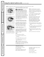 Предварительный просмотр 6 страницы GE JCB530 Owner'S Manual