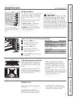 Предварительный просмотр 11 страницы GE JCB530 Owner'S Manual