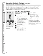 Предварительный просмотр 26 страницы GE JCB530 Owner'S Manual