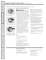 Предварительный просмотр 6 страницы GE JCB560 Owner'S Manual