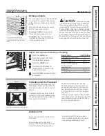 Предварительный просмотр 11 страницы GE JCB560 Owner'S Manual