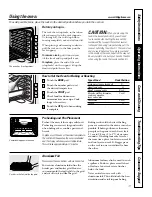 Preview for 11 page of GE JCB800 Owner'S Manual And Installation Instructions