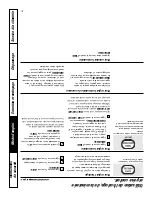 Preview for 74 page of GE JCB800 Owner'S Manual And Installation Instructions