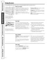 Preview for 12 page of GE JCB900 Owner'S Manual & Installation Instructions