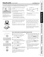 Preview for 17 page of GE JCB900 Owner'S Manual & Installation Instructions