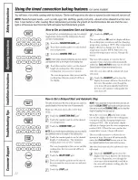 Preview for 22 page of GE JCB900 Owner'S Manual & Installation Instructions