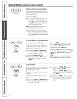 Preview for 24 page of GE JCB900 Owner'S Manual & Installation Instructions