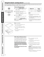 Preview for 28 page of GE JCB900 Owner'S Manual & Installation Instructions