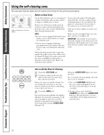 Preview for 30 page of GE JCB900 Owner'S Manual & Installation Instructions