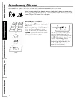 Preview for 32 page of GE JCB900 Owner'S Manual & Installation Instructions