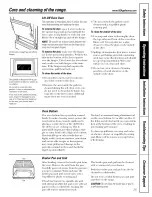 Preview for 35 page of GE JCB900 Owner'S Manual & Installation Instructions