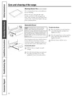 Preview for 36 page of GE JCB900 Owner'S Manual & Installation Instructions