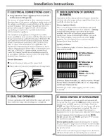 Preview for 47 page of GE JCB900 Owner'S Manual & Installation Instructions