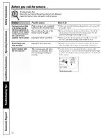 Preview for 50 page of GE JCB900 Owner'S Manual & Installation Instructions