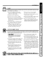 Предварительный просмотр 5 страницы GE JCB905 Owner'S Manual And Installation Instructions