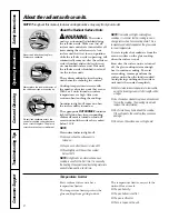 Предварительный просмотр 6 страницы GE JCB905 Owner'S Manual And Installation Instructions