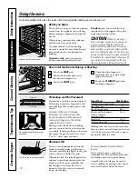 Предварительный просмотр 12 страницы GE JCB905 Owner'S Manual And Installation Instructions