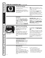 Предварительный просмотр 18 страницы GE JCB905 Owner'S Manual And Installation Instructions