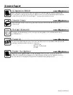 Предварительный просмотр 48 страницы GE JCB905 Owner'S Manual And Installation Instructions